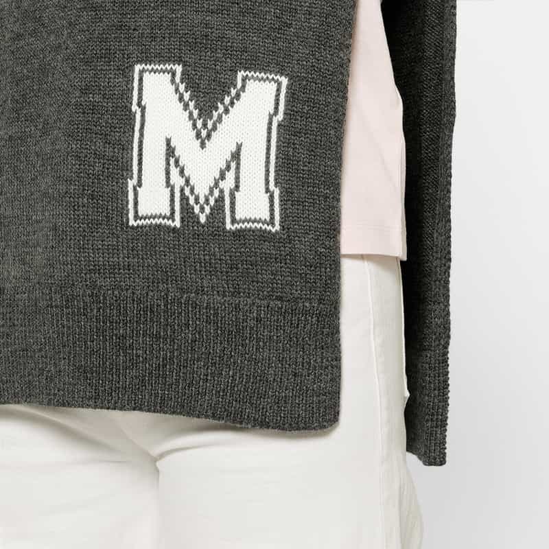 MM6 MAISON MARGIELA MM6 MAISON MARGIELA ＜エムエム6 メゾン マルジェラ＞ ニットベスト GRAY