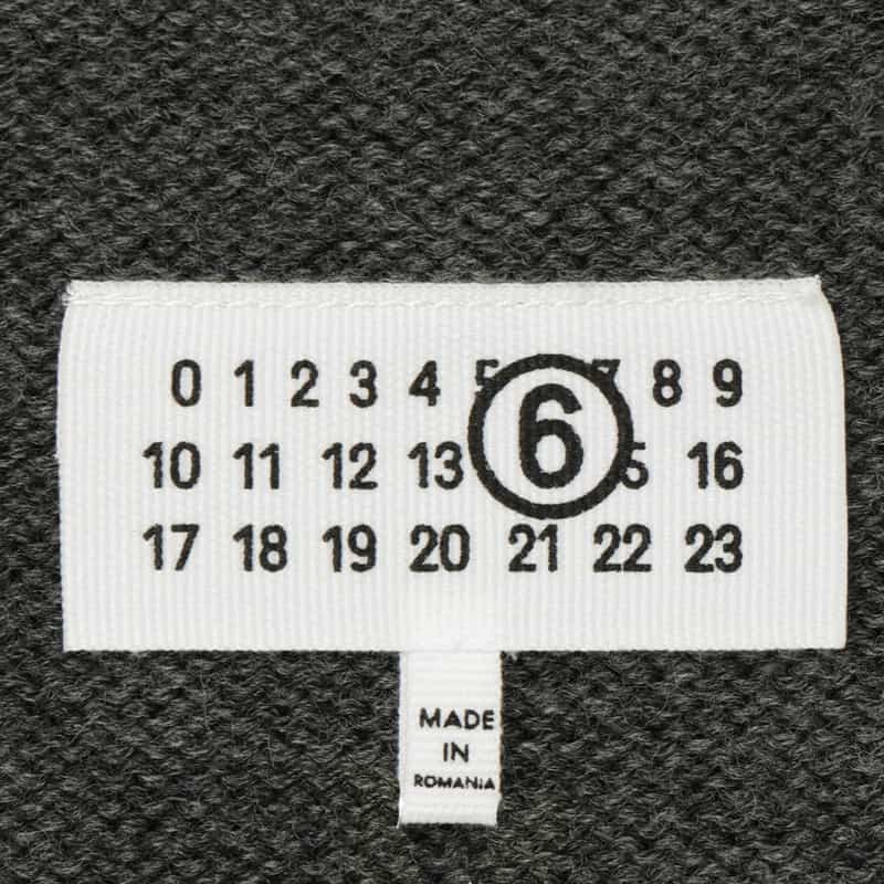 MM6 MAISON MARGIELA MM6 MAISON MARGIELA ＜エムエム6 メゾン マルジェラ＞ ニットベスト GRAY