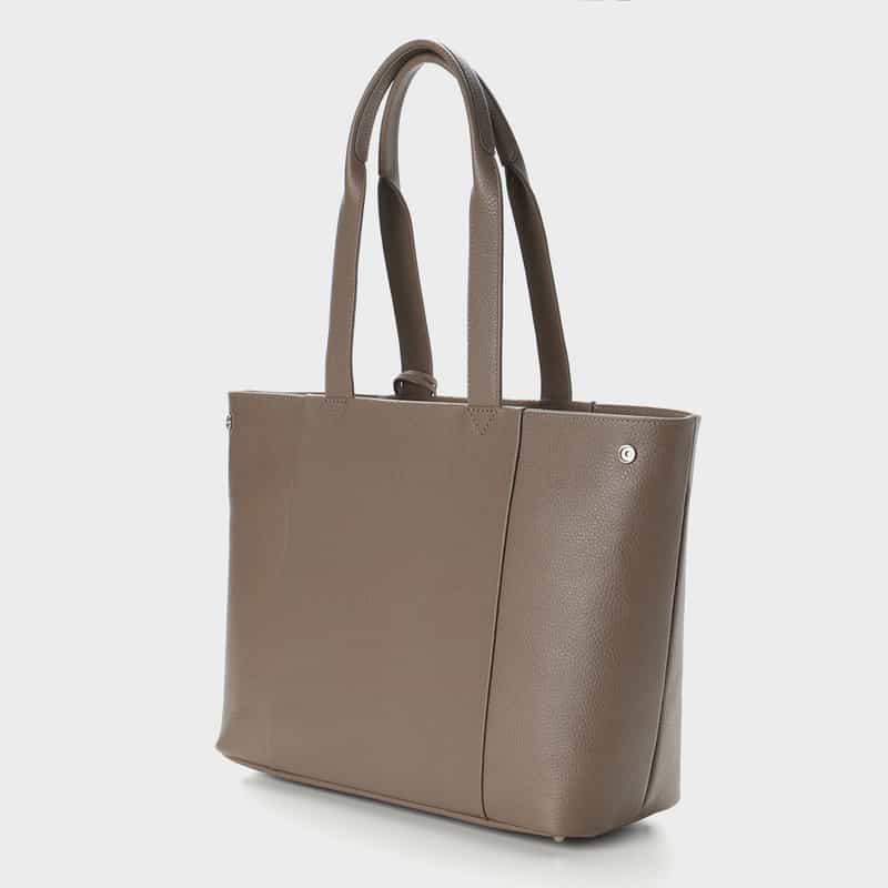 BARNEYS NEW YORK サイドホック付きトートバッグ GRAY