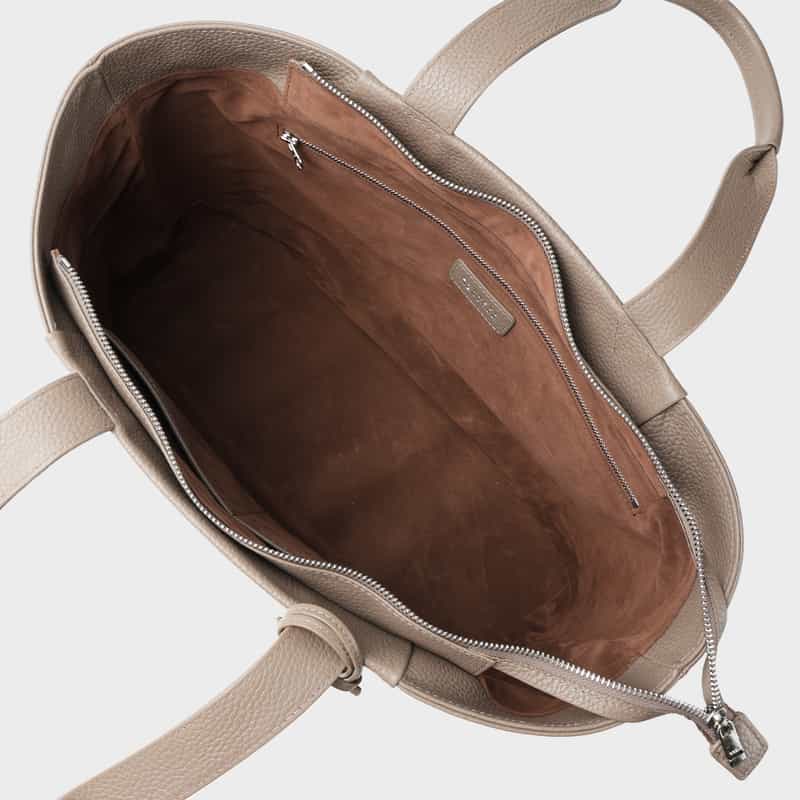 BARNEYS NEW YORK サイドホック付きトートバッグ GRAY