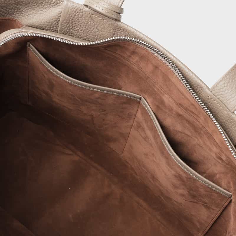 BARNEYS NEW YORK サイドホック付きトートバッグ GRAY