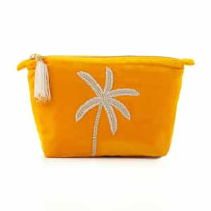 OLIVIA DAR ＜オリビア ダール＞ ベルベット素材ビーズ刺繍ポーチ