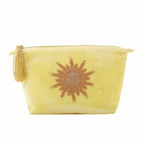 OLIVIA DAR ＜オリビア ダール＞ ベルベット素材ビーズ刺繍ポーチ