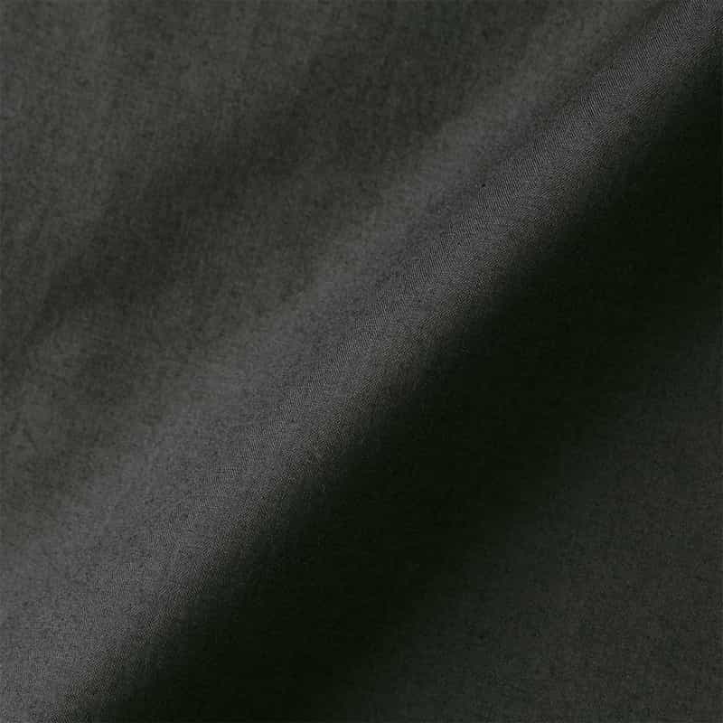 BARNEYS NEW YORK ウォッシャブル バックレースアップデザイン Aラインドレス BLACK