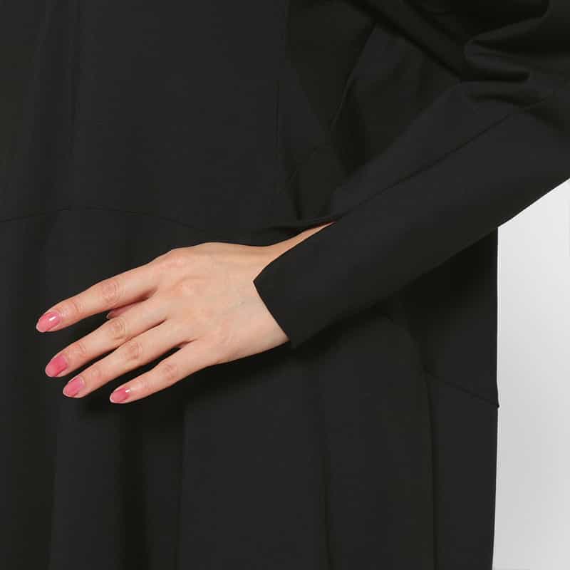 HARUNOBUMURATA HARUNOBUMURATA ＜ハルノブムラタ＞ バーニーズ　ニューヨーク限定ロングスリーブドレス BLACK