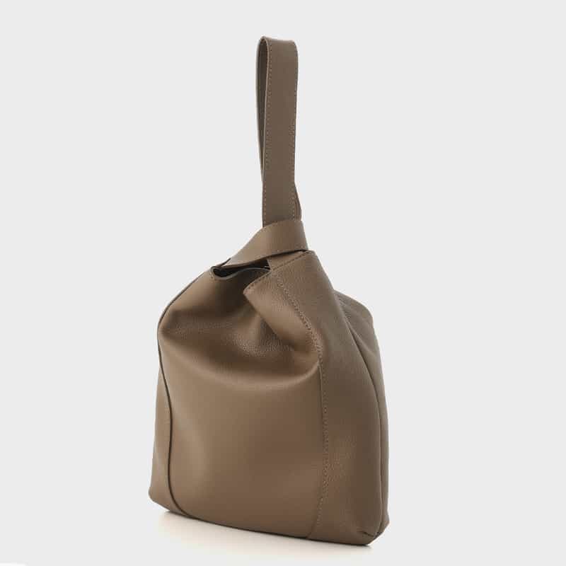 PELLE MORBIDA PELLE MORBIDA＜ペッレ モルビダ＞ ハンドルバッグ GREIGE