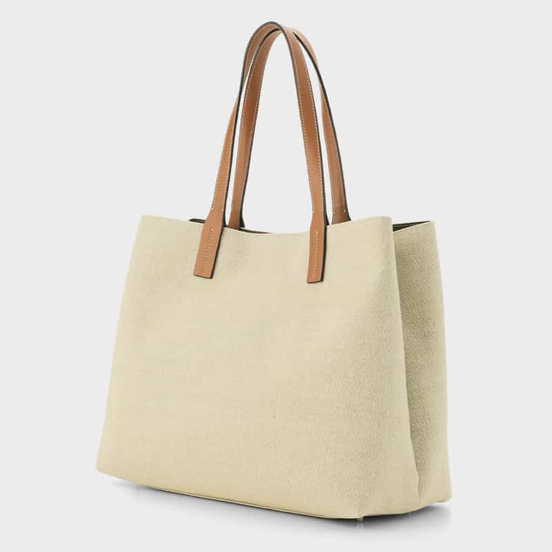 BIAGINI BIAGINI＜ビアジーニ＞ キャンバストートバッグ BROWN