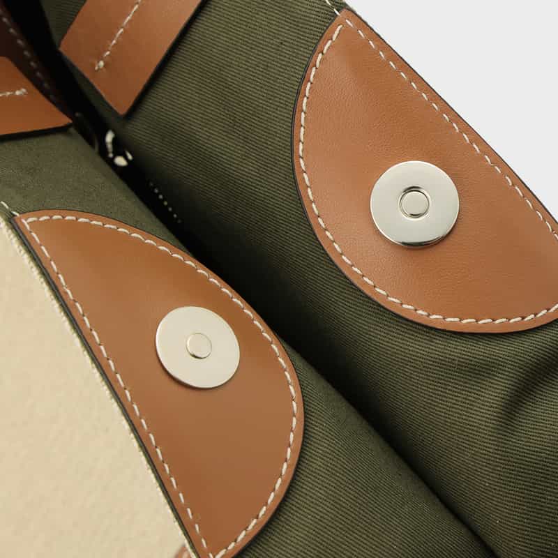 BIAGINI BIAGINI＜ビアジーニ＞ キャンバストートバッグ BROWN