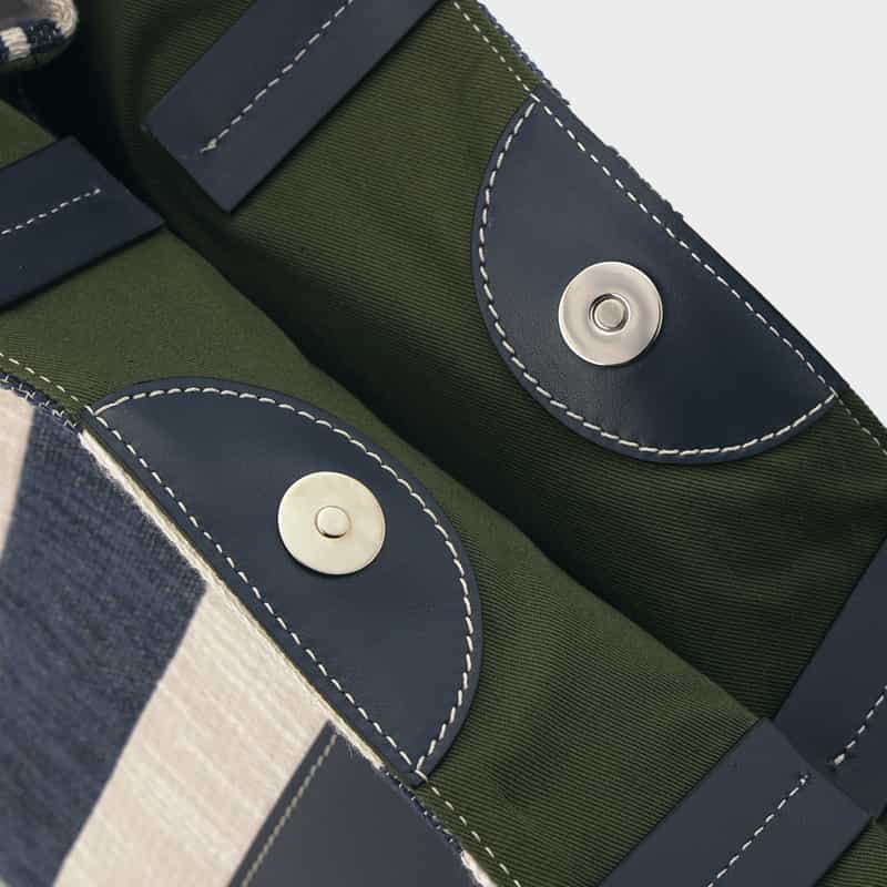 BIAGINI BIAGINI＜ビアジーニ＞ キャンバストートバッグ NAVY
