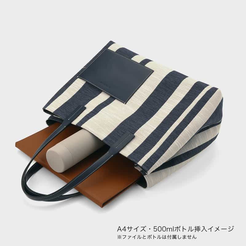 BIAGINI BIAGINI＜ビアジーニ＞ キャンバストートバッグ NAVY
