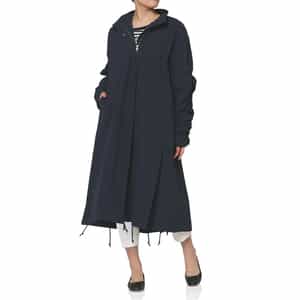 ギャザースリーブ ボリュームロングコート