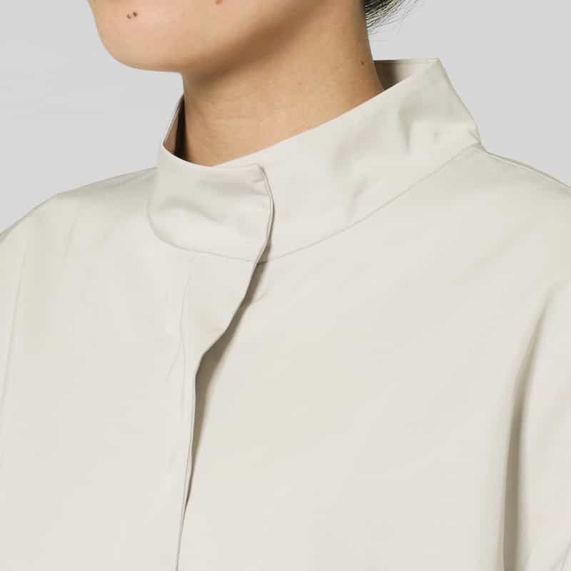 BARNEYS NEW YORK ジップアップ チュールヘム ブルゾン LT GRAY