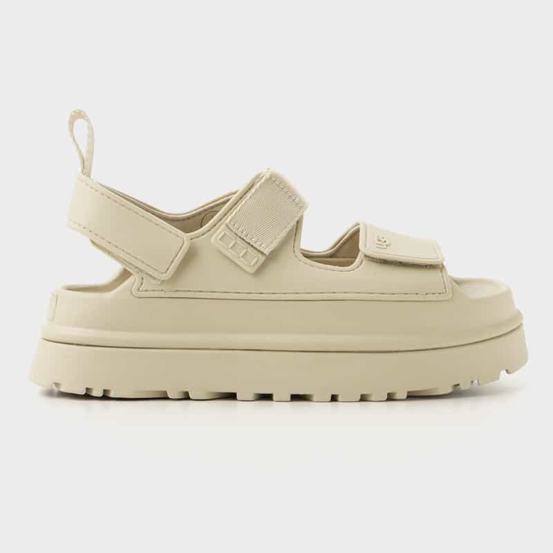 UGG(R) UGG(R) ＜アグ＞ プラットフォームサンダル “GOLDENGLOW“ BEIGE