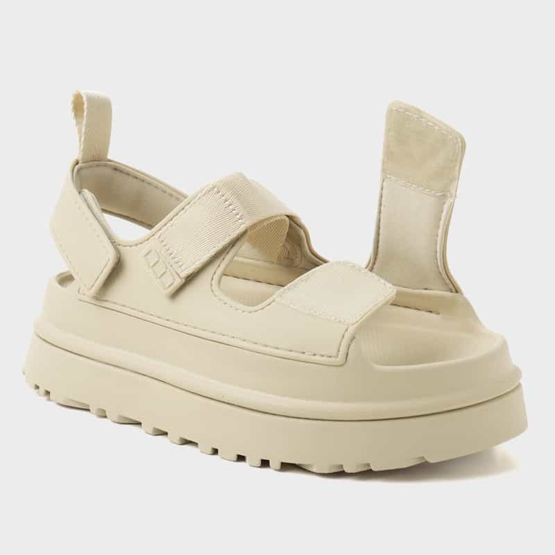 UGG(R) UGG(R) ＜アグ＞ プラットフォームサンダル “GOLDENGLOW“ BEIGE