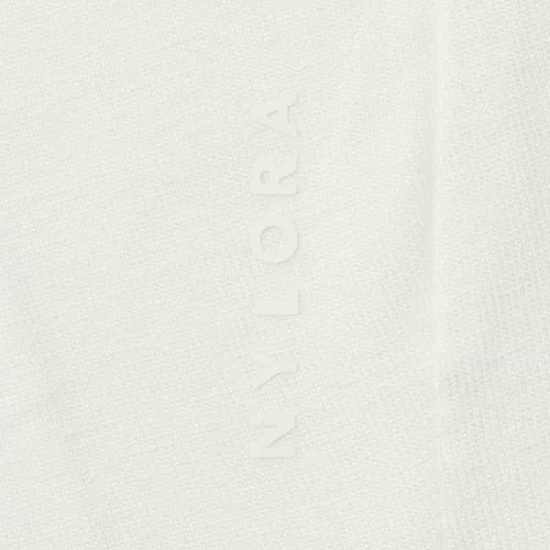 NYLORA NYLORA＜ナイロラ＞ シアー素材ロングスリーブカットソー WHITE