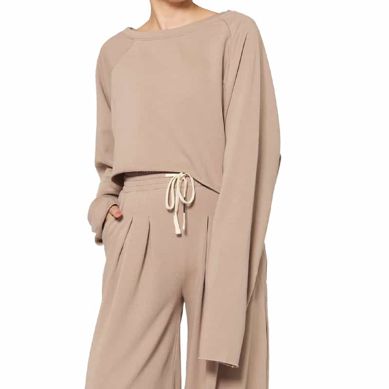 NYLORA NYLORA＜ナイロラ＞ スウェットプルオーバー BEIGE