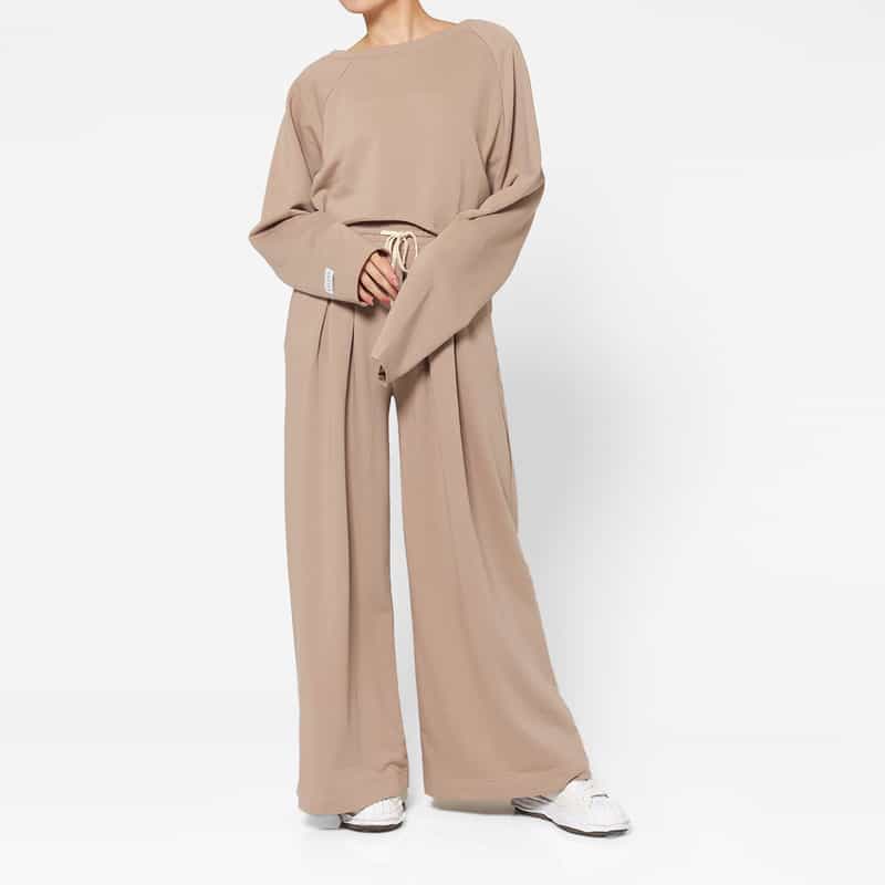 NYLORA NYLORA＜ナイロラ＞ スウェットプルオーバー BEIGE