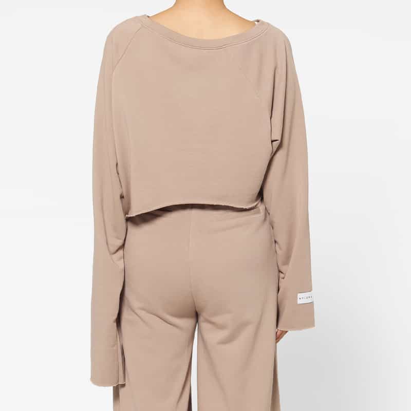 NYLORA NYLORA＜ナイロラ＞ スウェットプルオーバー BEIGE