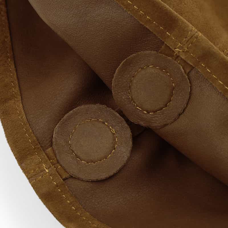 MORPHEE MORPHEE＜モルフェ＞ スエード素材ワンショルダーバッグ（L） BROWN