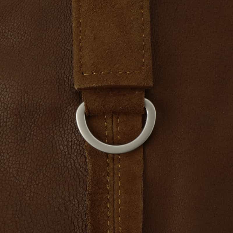 MORPHEE MORPHEE＜モルフェ＞ スエード素材ワンショルダーバッグ（L） BROWN