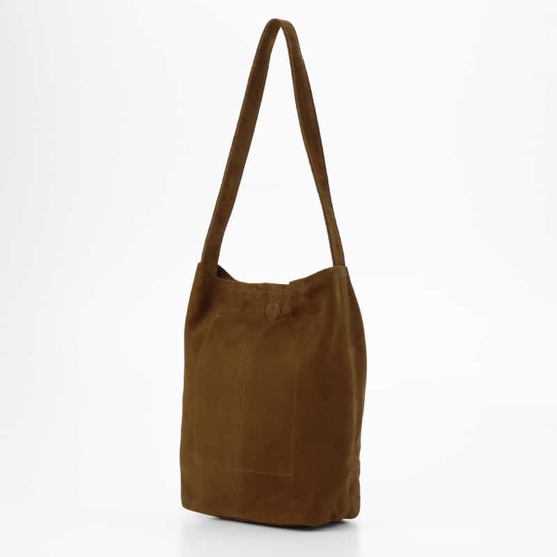 MORPHEE MORPHEE＜モルフェ＞ スエード素材ワンショルダーバッグ（S） BROWN