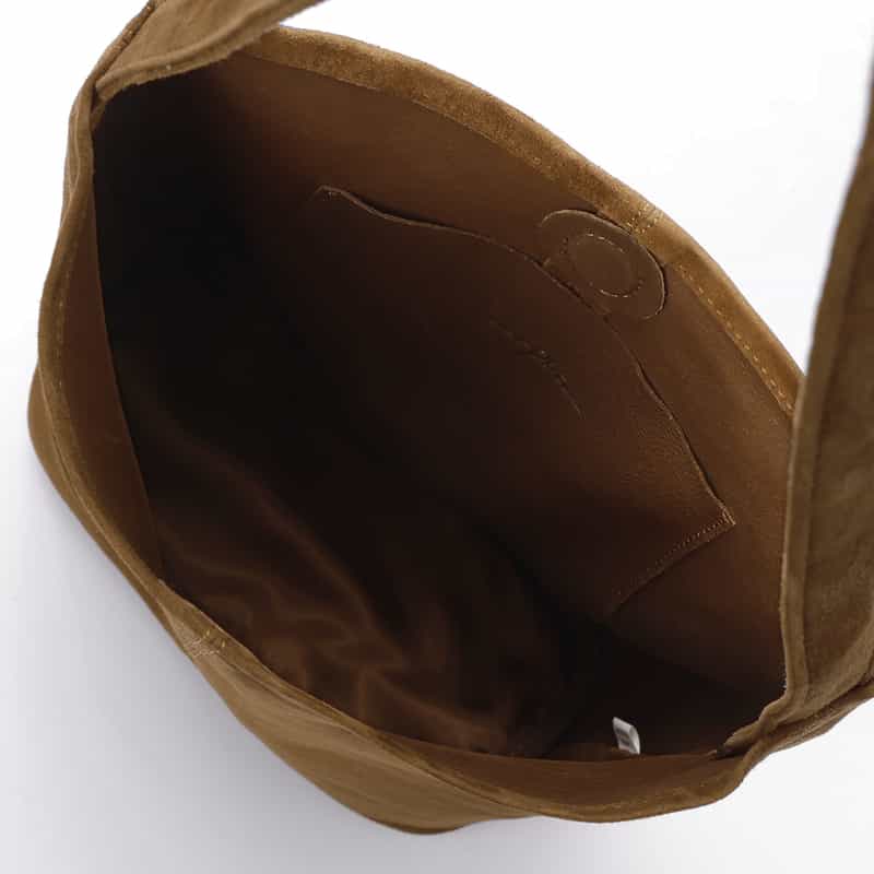 MORPHEE MORPHEE＜モルフェ＞ スエード素材ワンショルダーバッグ（S） BROWN