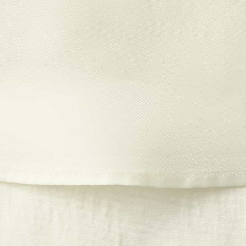 BARNEYS NEW YORK 膨れジャカード素材 フレア スカート WHITE