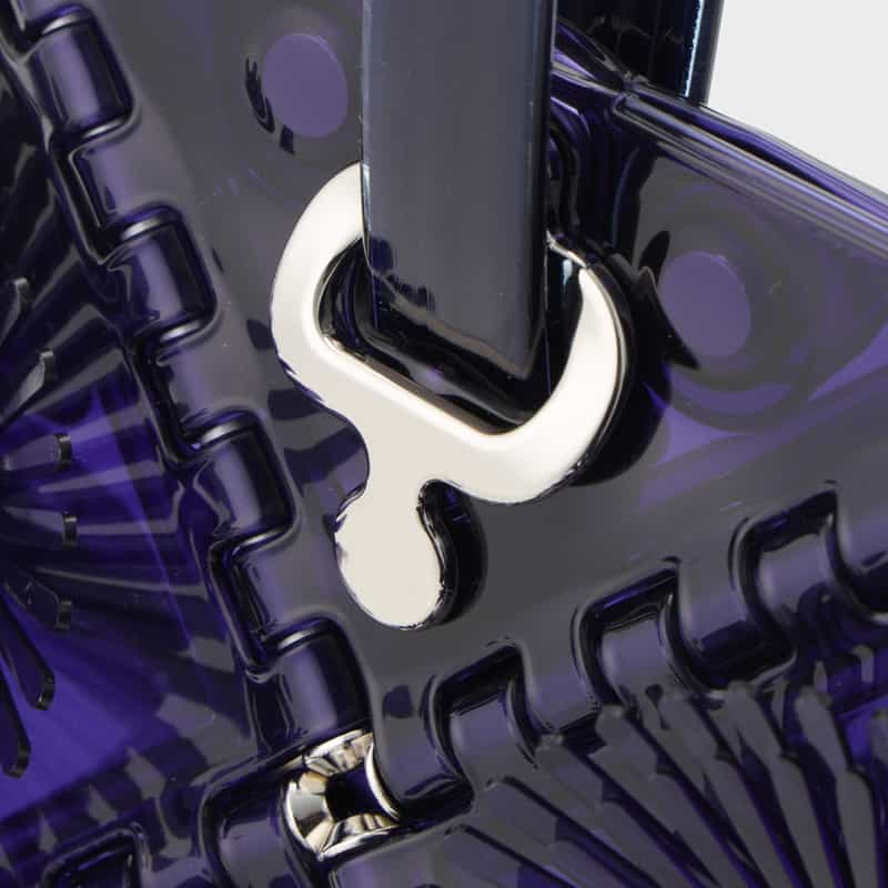 52 BY HIKARUMATSUMURA 52 BY HIKARUMATSUMURA＜ゴジュウニ バイ ヒカルマツムラ＞ バケットバッグ"SABOTEN" NAVY