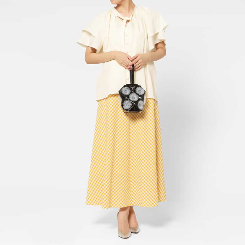 52 BY HIKARUMATSUMURA 52 BY HIKARUMATSUMURA＜ゴジュウニ バイ ヒカルマツムラ＞ バーニーズ　ニューヨーク限定バケットバッグ "SABOTEN" BLACK