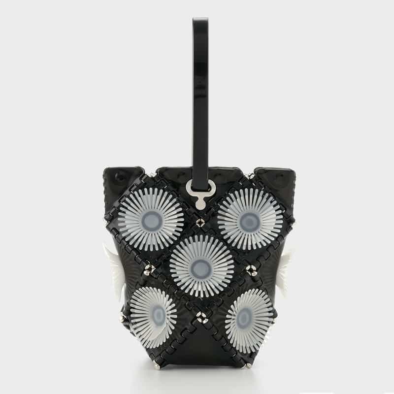 52 BY HIKARUMATSUMURA 52 BY HIKARUMATSUMURA＜ゴジュウニ バイ ヒカルマツムラ＞ バーニーズ　ニューヨーク限定バケットバッグ "SABOTEN" BLACK