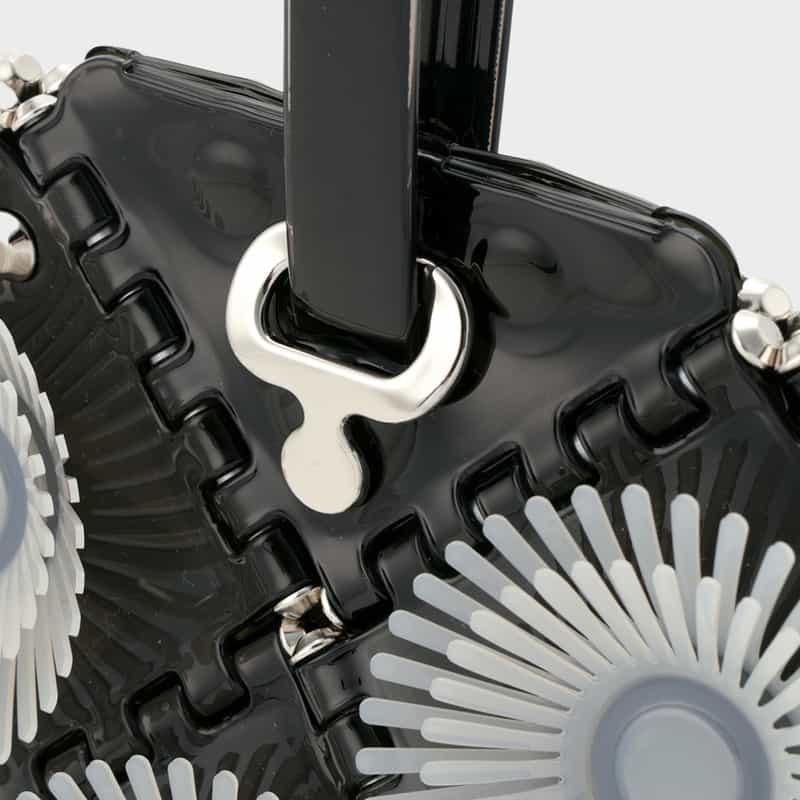 52 BY HIKARUMATSUMURA 52 BY HIKARUMATSUMURA＜ゴジュウニ バイ ヒカルマツムラ＞ バーニーズ　ニューヨーク限定バケットバッグ "SABOTEN" BLACK