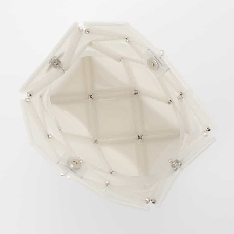 52 BY HIKARUMATSUMURA 52 BY HIKARUMATSUMURA＜ゴジュウニ バイ ヒカルマツムラ＞ ハンドバッグ"BOAT" WHITE