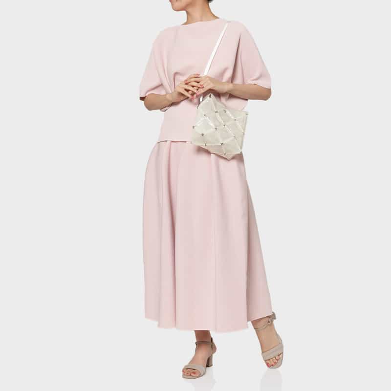 52 BY HIKARUMATSUMURA 52 BY HIKARUMATSUMURA＜ゴジュウニ バイ ヒカルマツムラ＞ ハンドバッグ"BOAT" WHITE