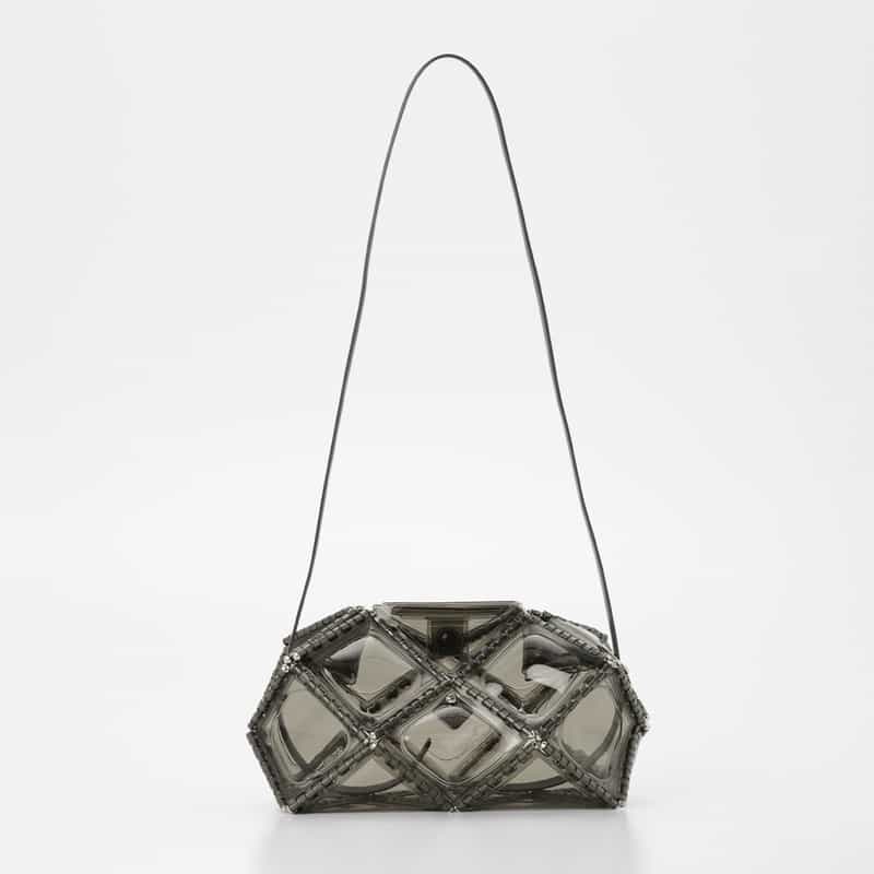 52 BY HIKARUMATSUMURA 52 BY HIKARUMATSUMURA＜ゴジュウニ バイ ヒカルマツムラ＞ ハンドバッグ "CANDY M" GRAY