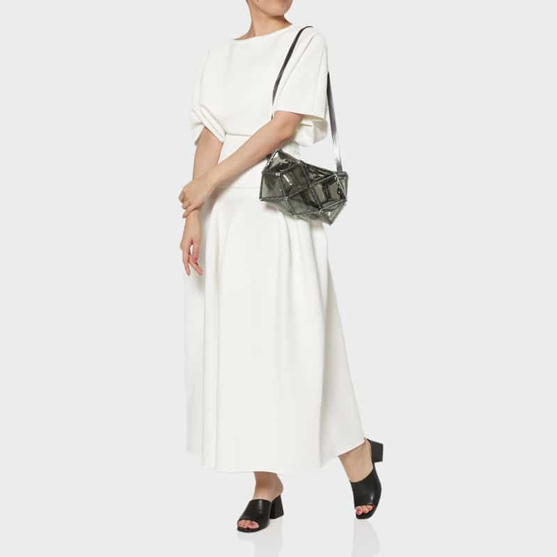 52 BY HIKARUMATSUMURA 52 BY HIKARUMATSUMURA＜ゴジュウニ バイ ヒカルマツムラ＞ ハンドバッグ "CANDY M" GRAY