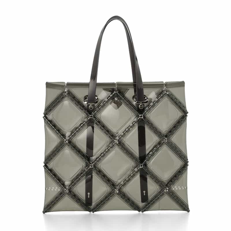 52 BY HIKARUMATSUMURA 52 BY HIKARUMATSUMURA＜ゴジュウニ バイ ヒカルマツムラ＞ トートバッグ "FLAT TOTE" GRAY