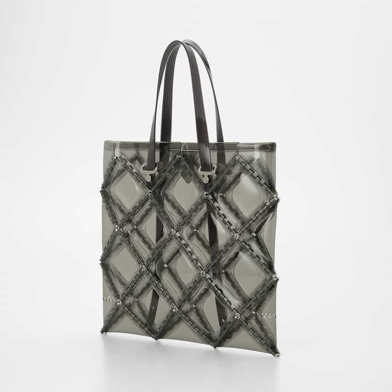 52 BY HIKARUMATSUMURA 52 BY HIKARUMATSUMURA＜ゴジュウニ バイ ヒカルマツムラ＞ トートバッグ "FLAT TOTE" GRAY