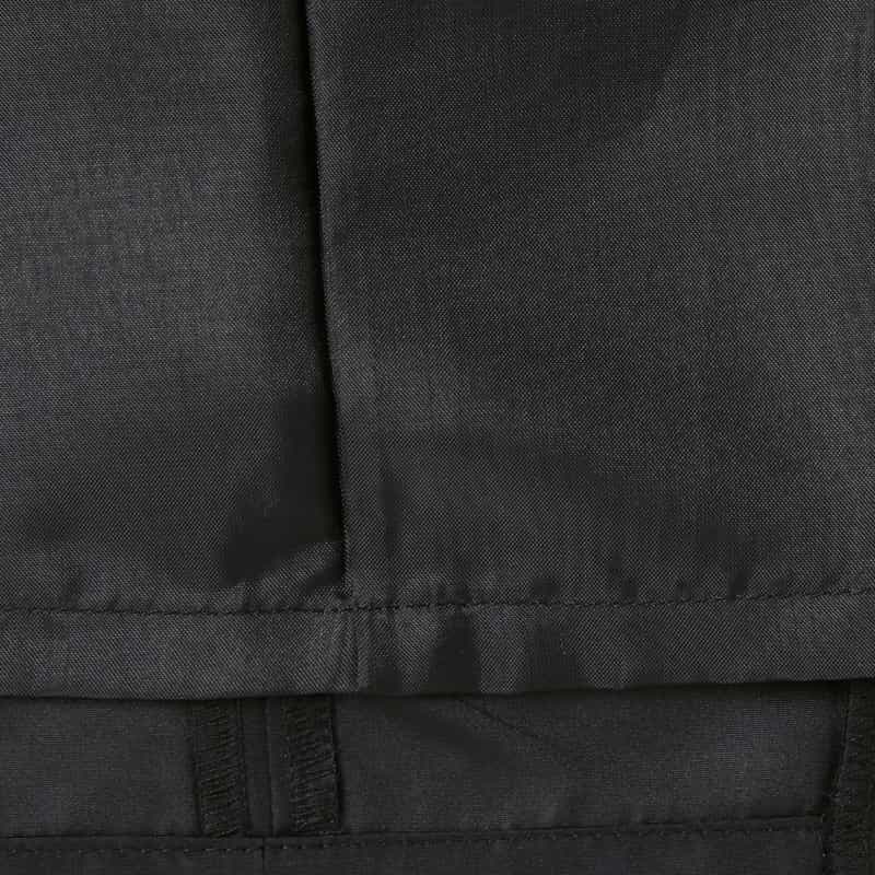 BARNEYS NEW YORK バイカラー タフタ素材オフショルダードレス BLACK