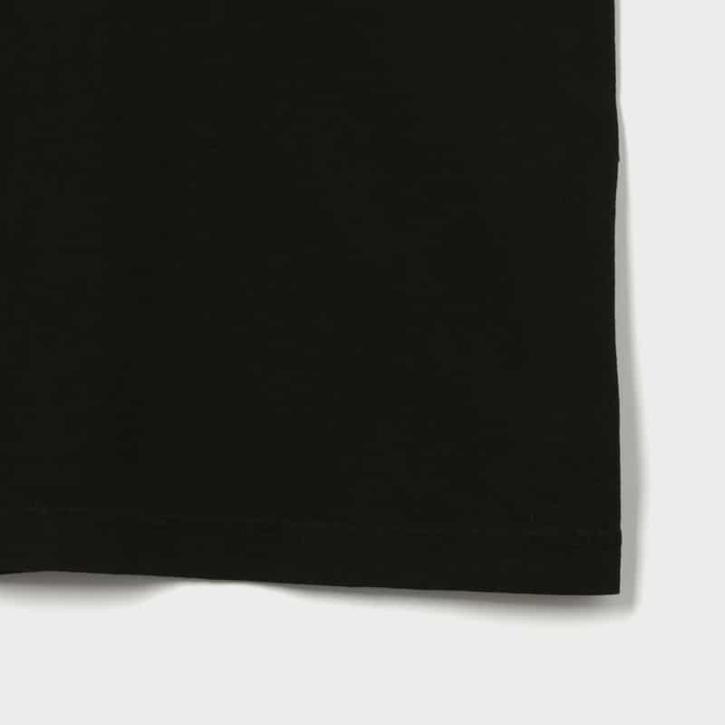 LQQK STUDIO LQQK STUDIO＜ルックスタジオ＞ ロゴ入りプリントTシャツ BLACK