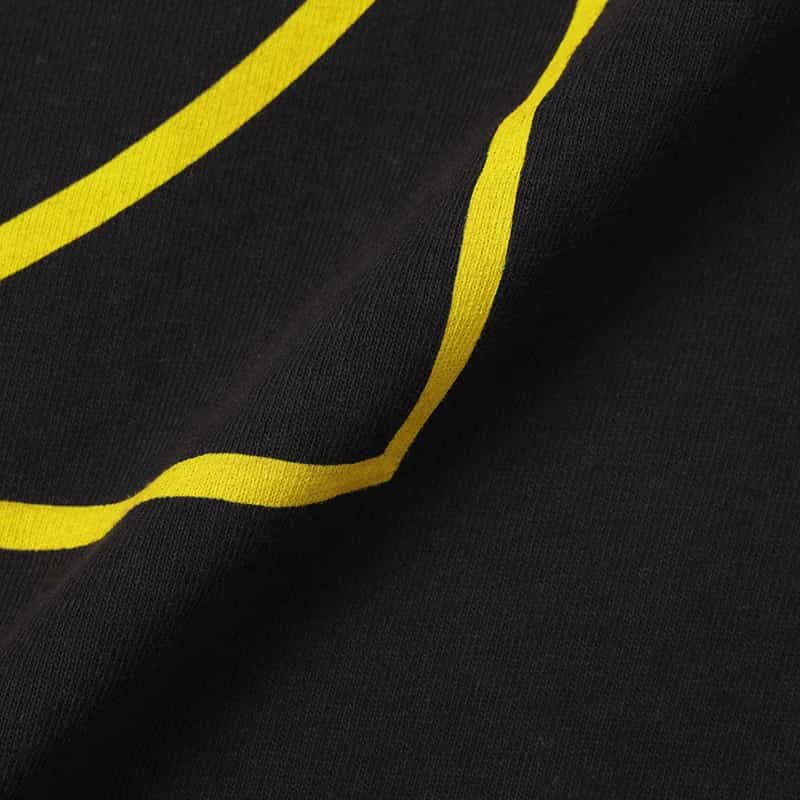 LQQK STUDIO LQQK STUDIO＜ルックスタジオ＞ ロゴ入りプリントTシャツ BLACK