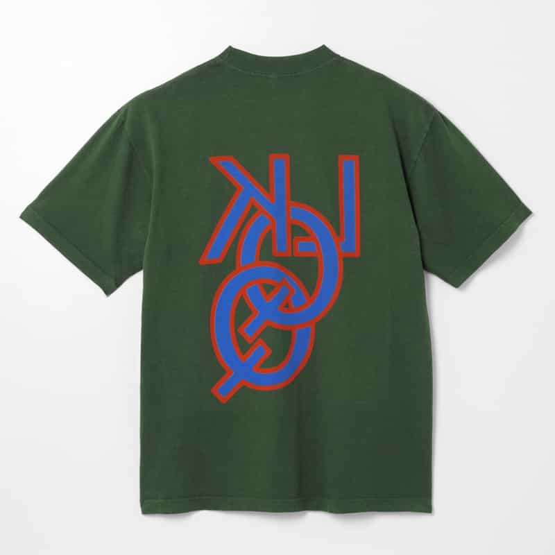 LQQK STUDIO LQQK STUDIO＜ルックスタジオ＞ グラフィックTシャツ GREEN