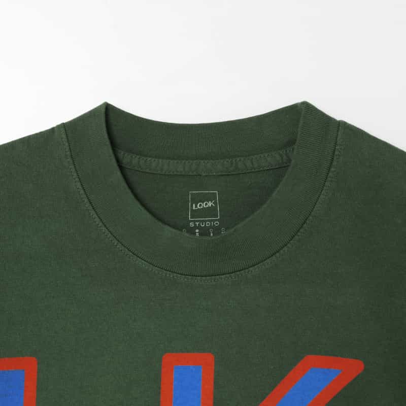 LQQK STUDIO LQQK STUDIO＜ルックスタジオ＞ グラフィックTシャツ GREEN