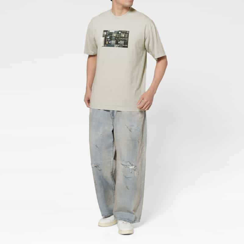 LQQK STUDIO LQQK STUDIO＜ルックスタジオ＞ グラフィックTシャツ GRAY