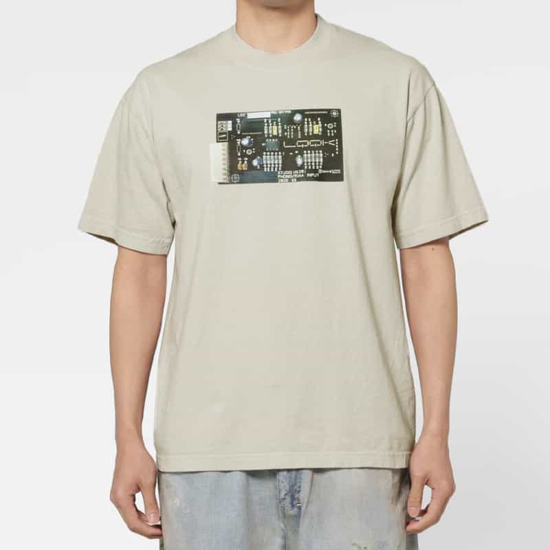 LQQK STUDIO LQQK STUDIO＜ルックスタジオ＞ グラフィックTシャツ GRAY