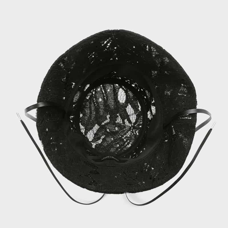 ENTWURFEIN ENTWURFEIN ＜エントワフェイン＞ レース素材バケットハット BLACK