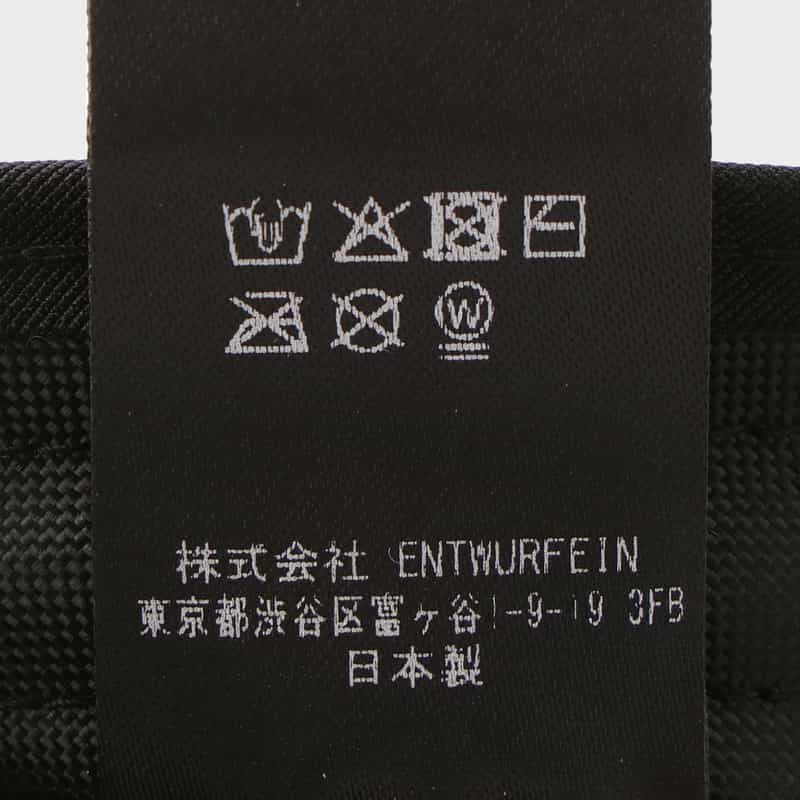 ENTWURFEIN ENTWURFEIN ＜エントワフェイン＞ キャップ BLACK
