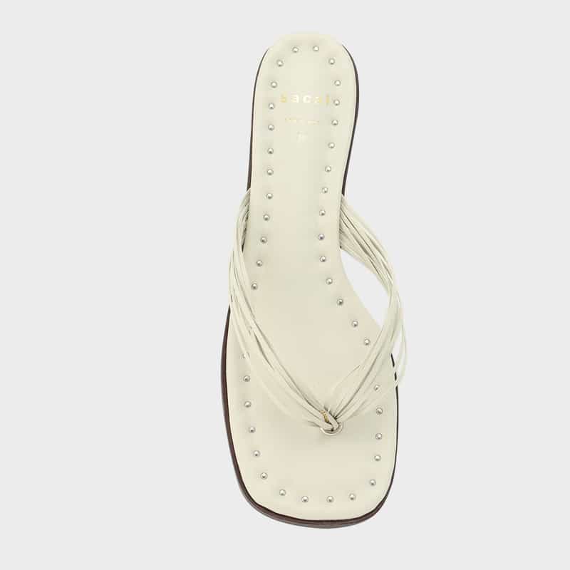 SACAI SACAI＜サカイ＞ レザーサンダル WHITE