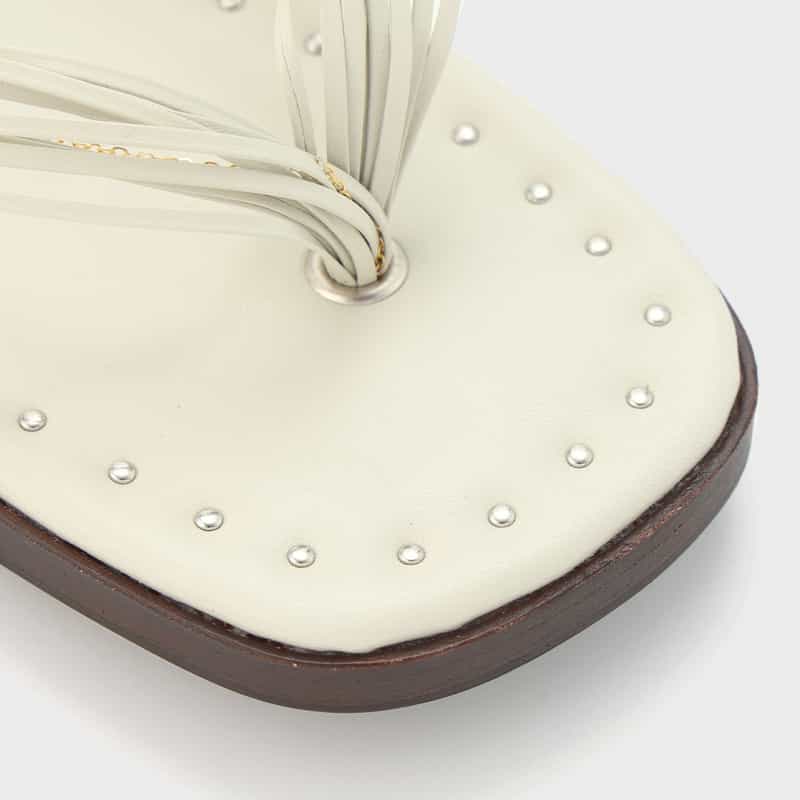 SACAI SACAI＜サカイ＞ レザーサンダル WHITE