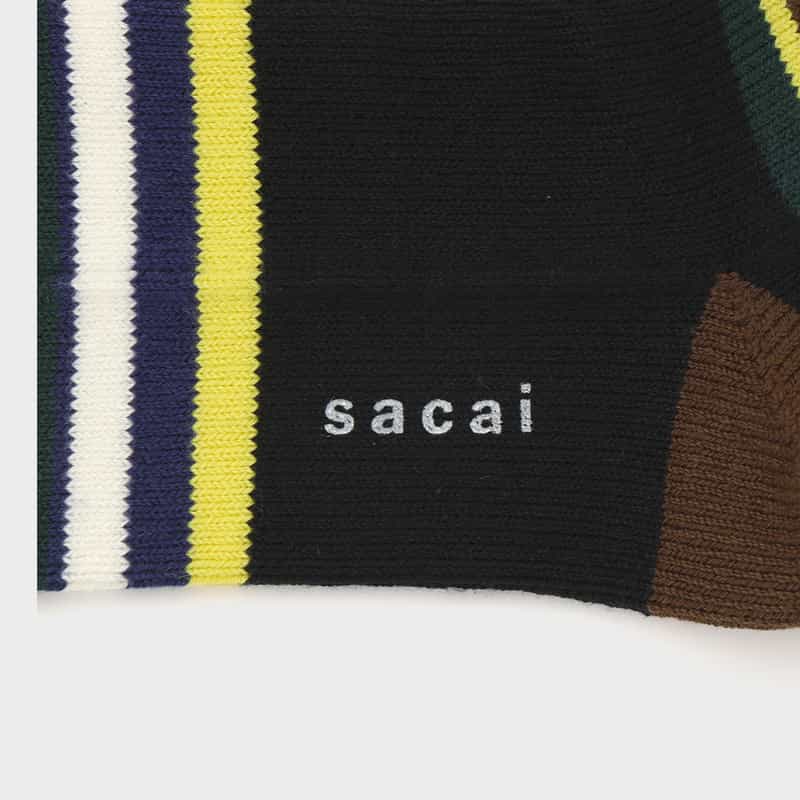 SACAI SACAI＜サカイ＞ ストライプ柄ソックス YELLOW
