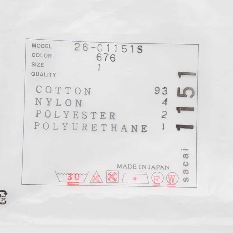 SACAI SACAI＜サカイ＞ ストライプ柄ソックス YELLOW